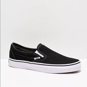 Black Slip-On Van’s Size 8